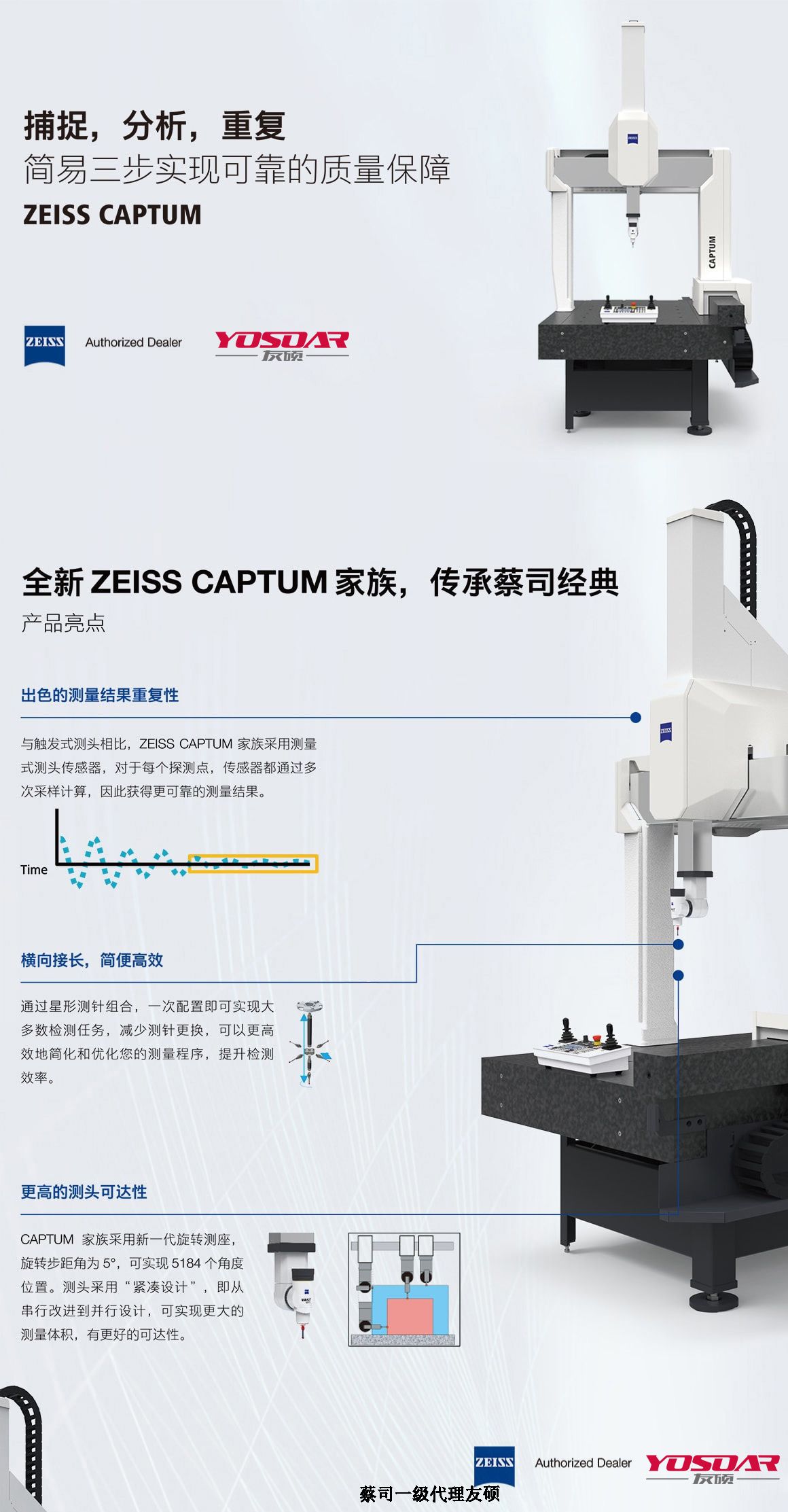 天水蔡司天水三坐标CAPTUM